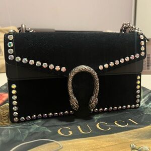 Gucci Black Embellished with crystals Women's Bag